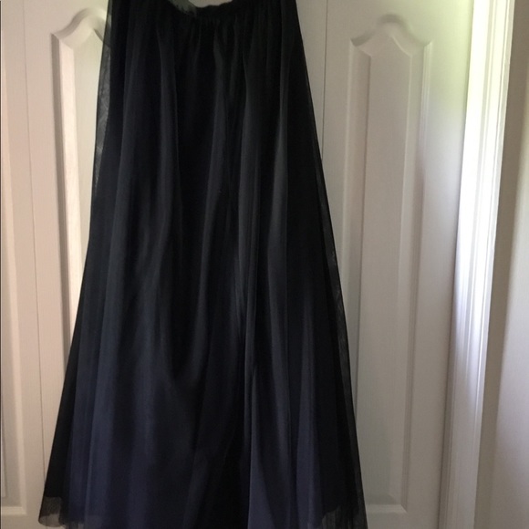 Black Evening Skirt - Picture 3 of 3